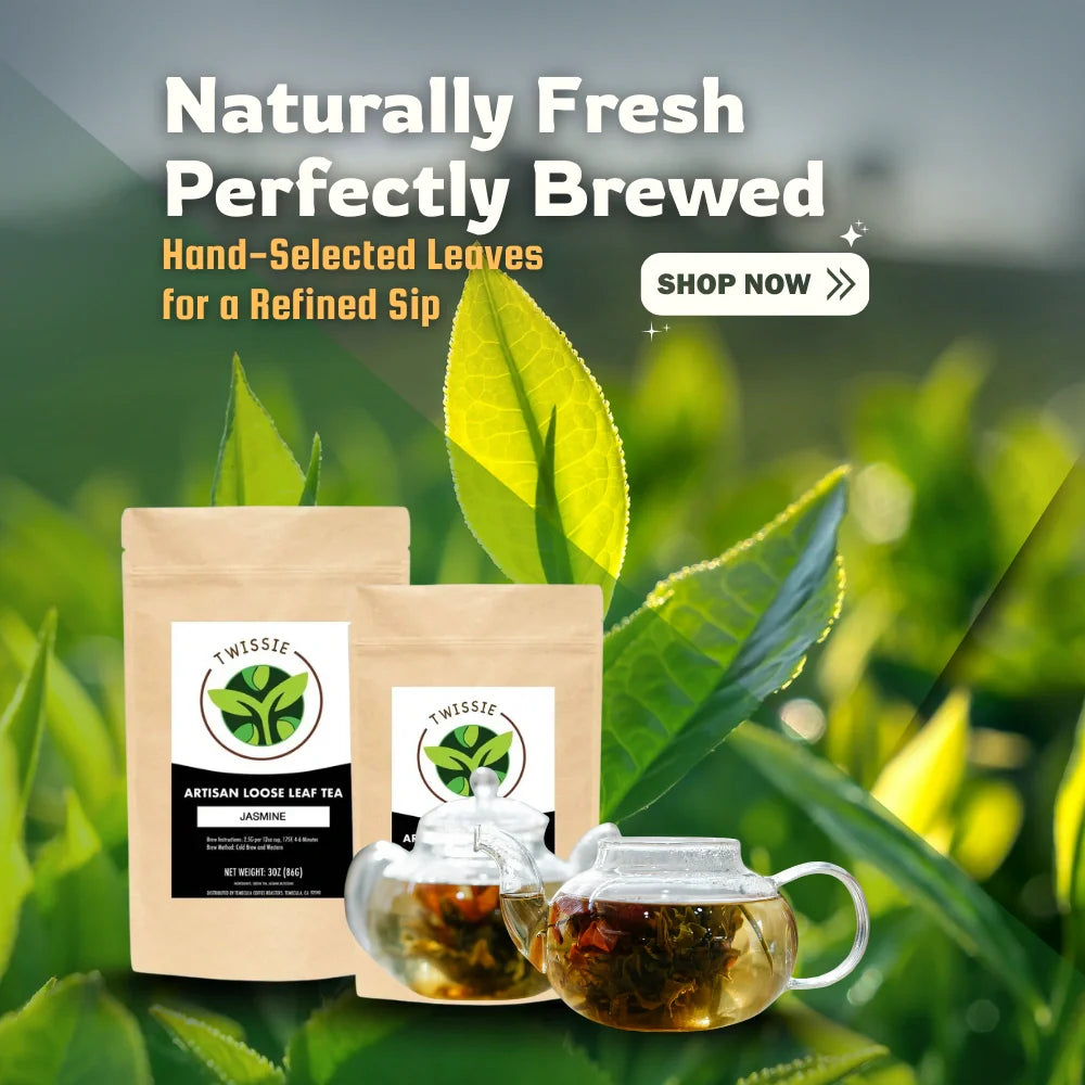 Loose leaf tea made from whole tea leaves – fresh, aromatic and high quality