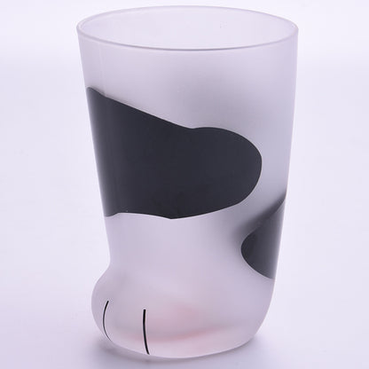 Creative Cute Cat Paws Glass Tiger Paws Mug Office Coffee Mug Tumbler Personality Breakfast Milk Porcelain Cup Gift - Twissie