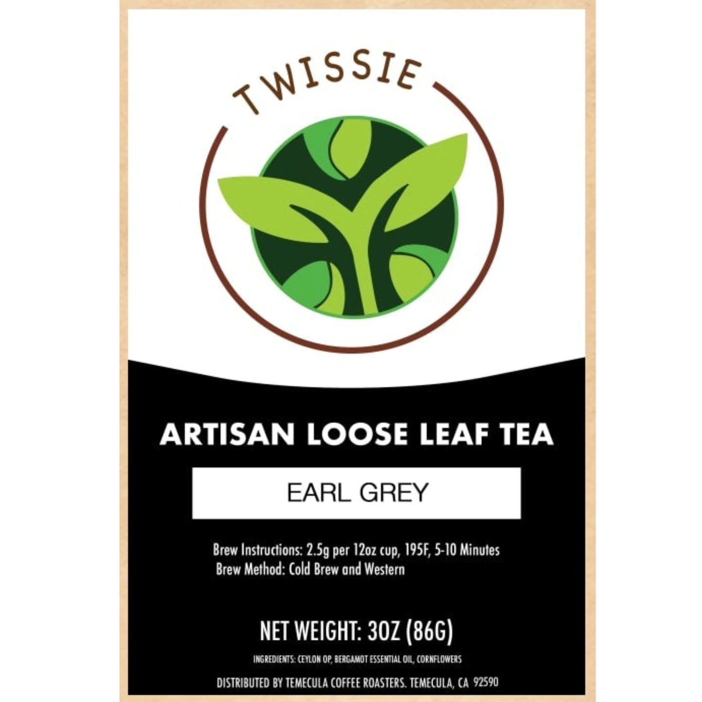 Earl Grey Tea - Aromatic Black Tea Infused with Bergamot