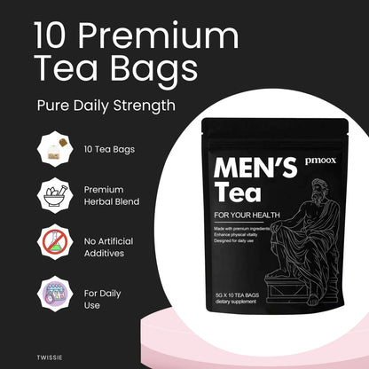 Men's Energy Tea Bags for Enhanced Vitality and Performance