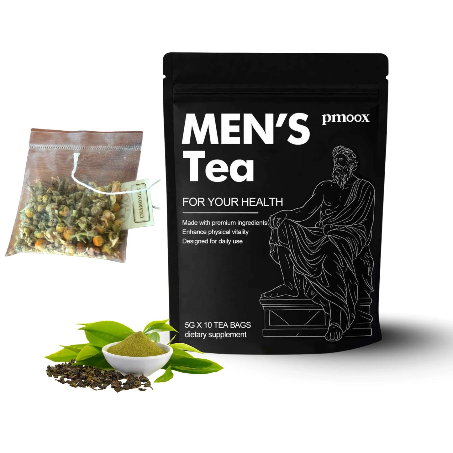 Men's Energy Tea Bags for Enhanced Vitality and Performance