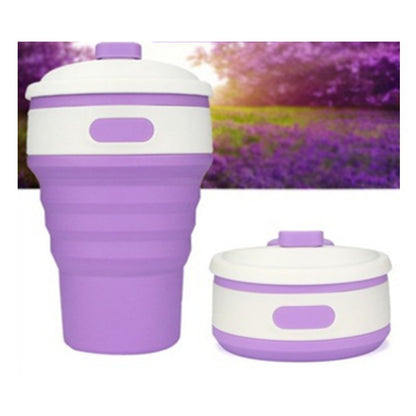 Coffee Mugs Travel Collapsible Silicone Cup Folding Water Cups BPA FREE Food Grade Drinking Ware Mug Tea Coffee Cups - Twissie