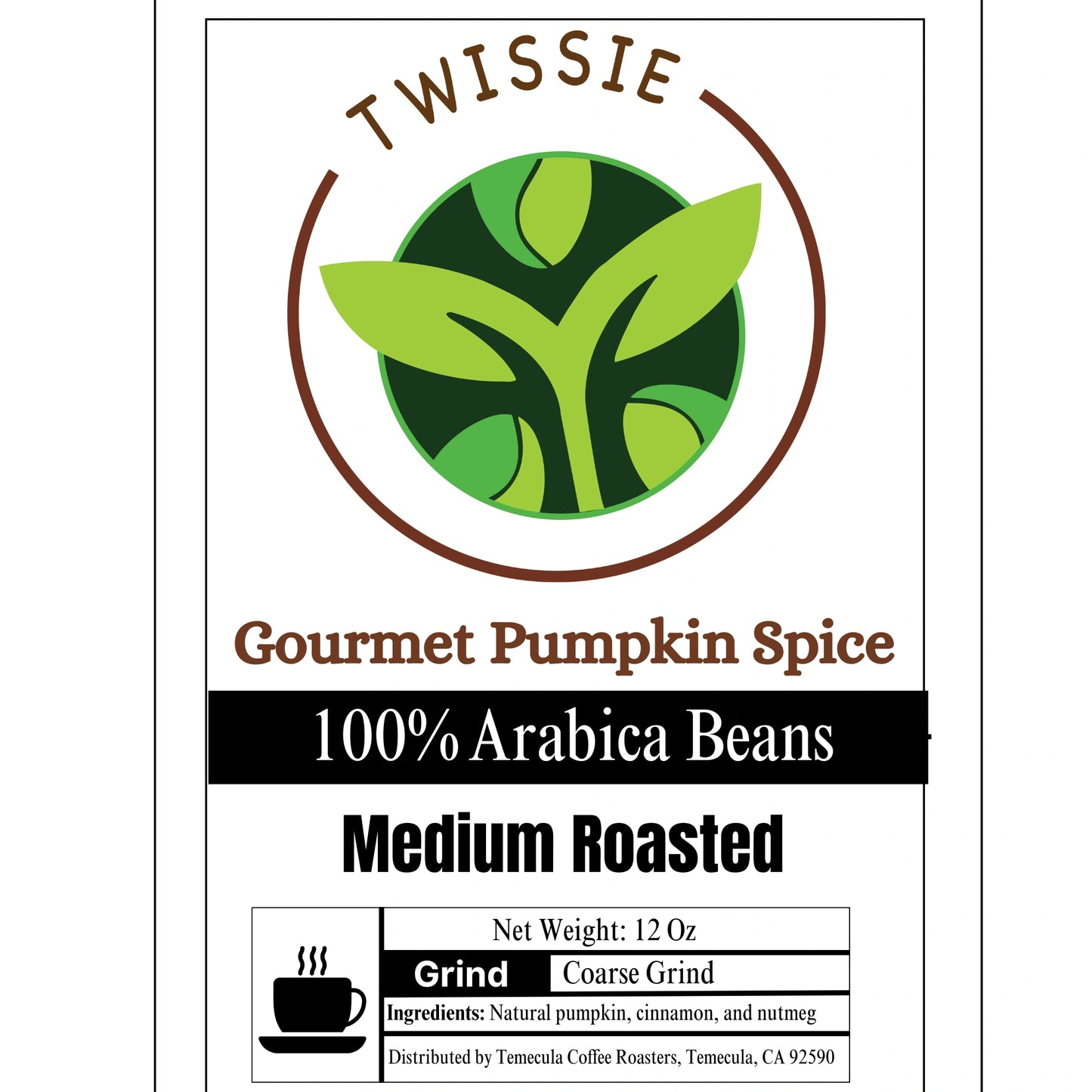 Shop Pumpkin Spice Coffee online – small-batch medium roast Arabica beans with gourmet pumpkin spice flavor, packaged for freshness