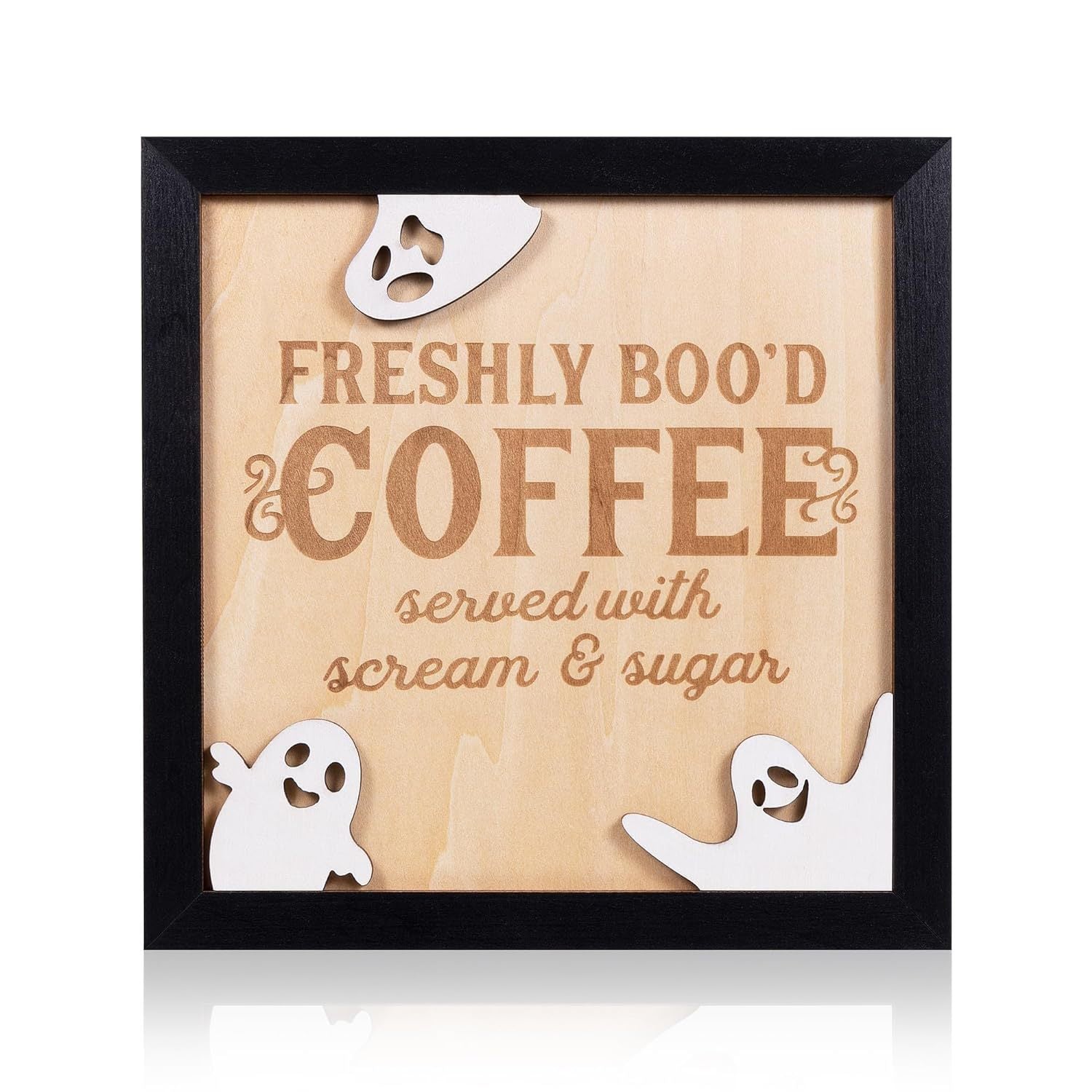 Halloween Coffee Bar Wooden Decorations - Twissie