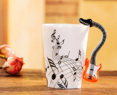 Creative gift for music teachers and students - violin coffee mug cup