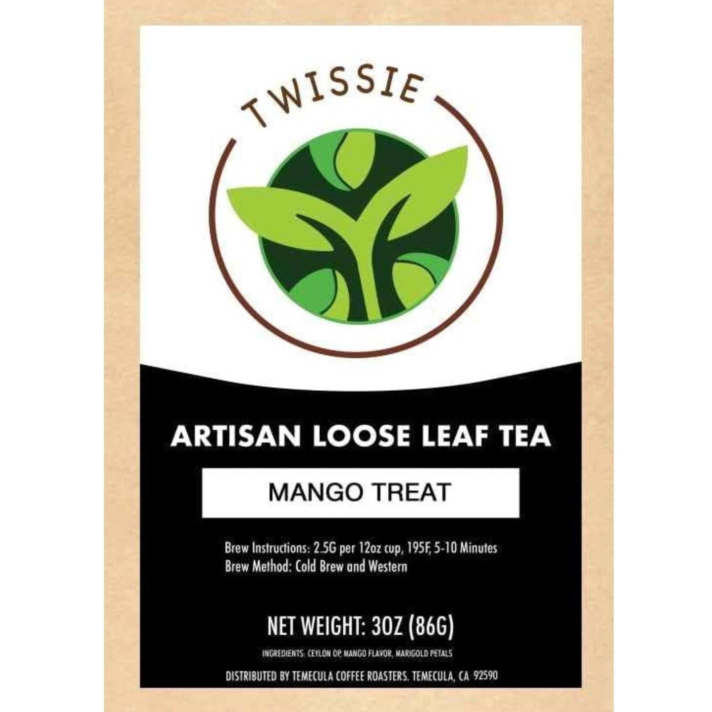 Refreshing Mango Tea — Tropical Mango Tea (Loose / Sachets)