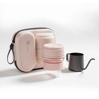 Stainless steel gooseneck kettle for precise pouring control in pour over coffee brewing