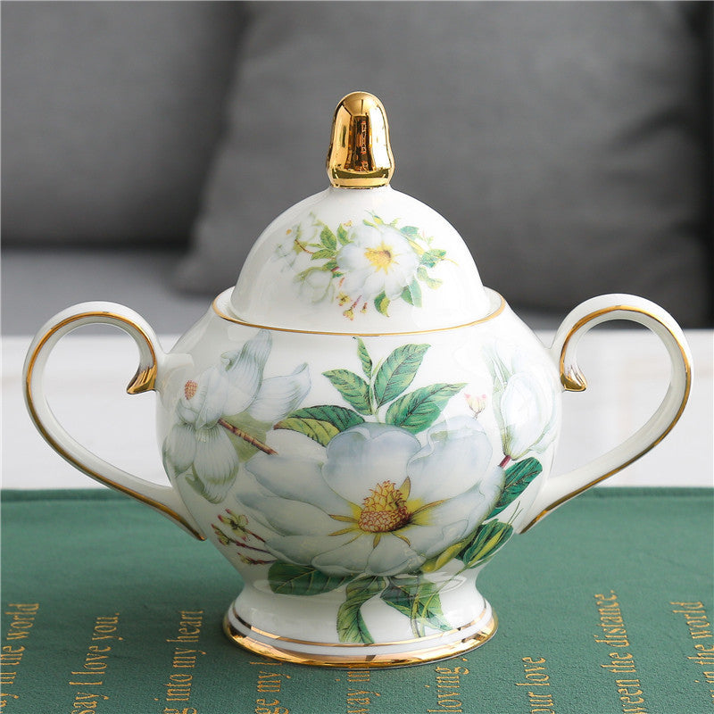 Small client gift idea - elegant ceramic tea set for customer appreciation