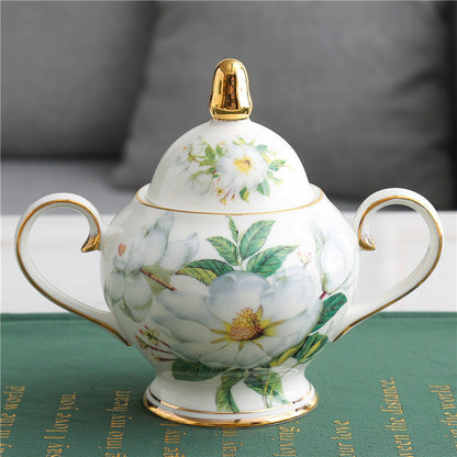 Small client gift idea - elegant ceramic tea set for customer appreciation