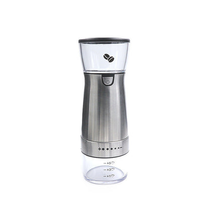 Gift for coffee enthusiasts - automatic USB grinder for barista-style coffee