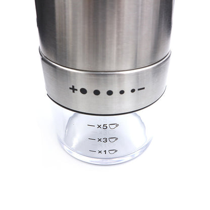 Portable electric coffee grinder - USB charging for travel and camping
