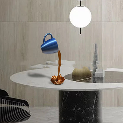 Short video showing the floating coffee cup ornament from different angles to showcase the magic effect