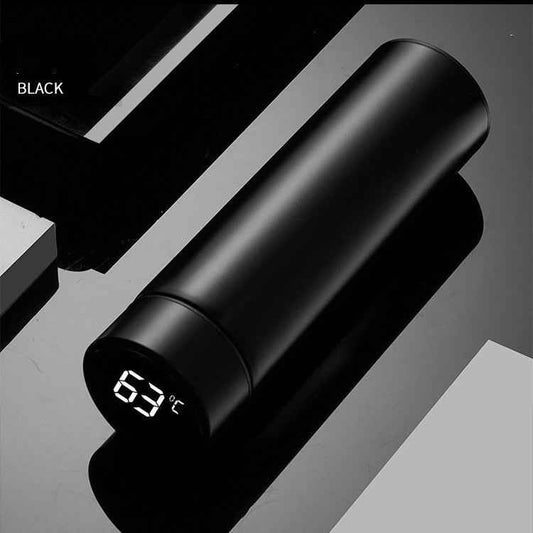 “Touch screen LED temperature display water bottle – smart insulated bottle with real-time temperature reading”