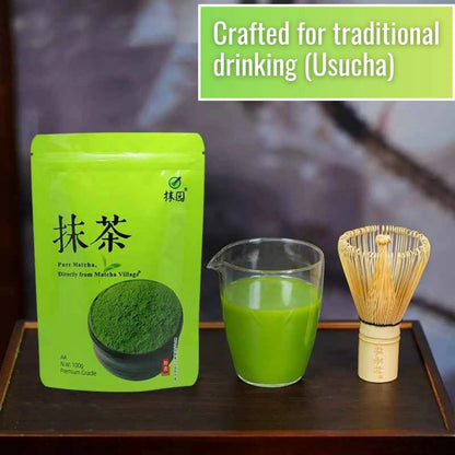 Pure Organic Matcha Powder - Premium Ceremonial Grade Japanese Drinking Matcha