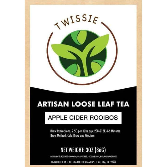 Apple Cider Rooibos Tea — Spiced Apple & Cinnamon, Caffeine-Free (Loose / Bags)