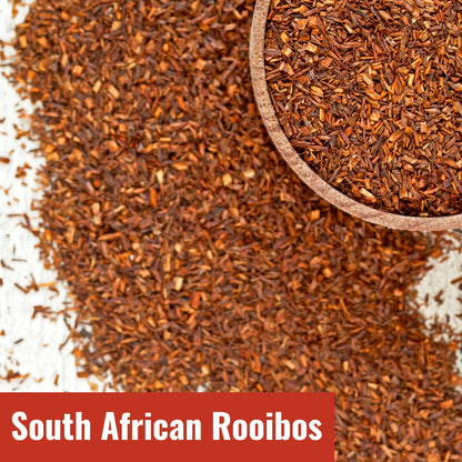 Apple Cider Rooibos Tea — Spiced Apple & Cinnamon, Caffeine-Free (Loose / Bags)