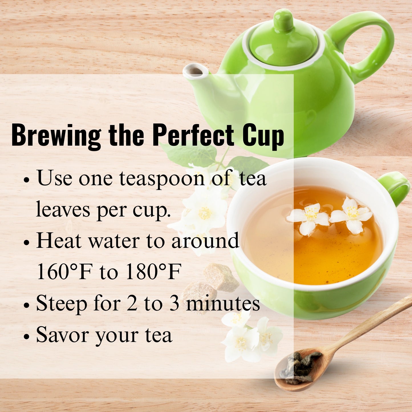 Jasmine Green Tea - Refreshing Floral Infusion