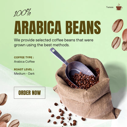 Purchase 100% Arabica Latin American Blend Coffee - Twissie