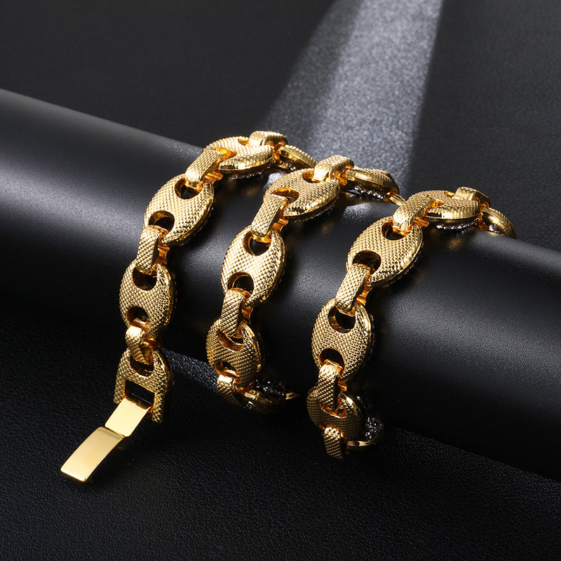 Unique Coffee Bean Necklace Gift for Men Who Love Coffee