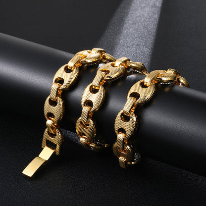 Unique Coffee Bean Necklace Gift for Men Who Love Coffee