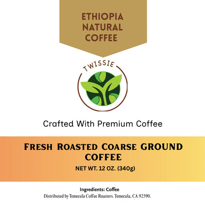 Buy Ethiopia Natural Coffee online – premium light-medium roast coffee beans with blueberry and strawberry notes, carefully packaged for freshness