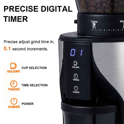 Cone Grinder Electric Coffee Grinder - Twissie