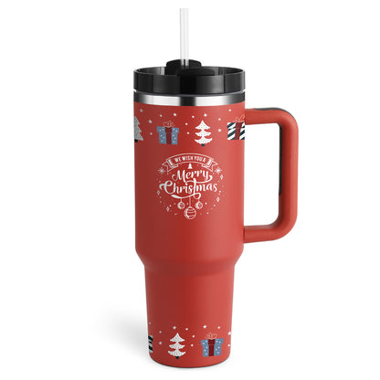 Perfect travel mug for car - large 40 ounce tumbler with leak-proof lid