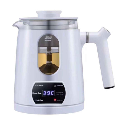 Automatic Glass Tea Maker - Digital controls for precise brewing temperature and time - Order today for restaurant-quality tea at home