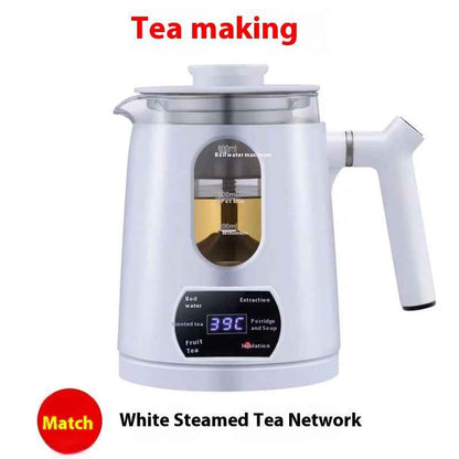 Automatic tea infusion in progress - Perfect temperature control for different tea types - Consistent results every time you brew