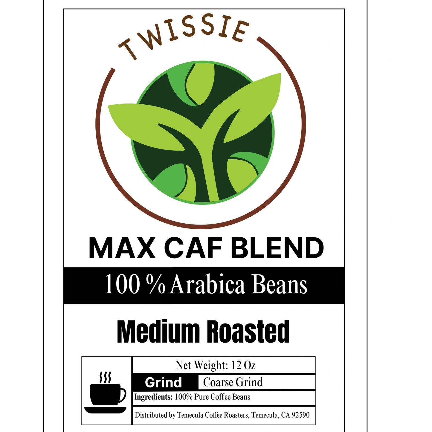 Order Max Caf Blend high caffeine coffee – Twissie