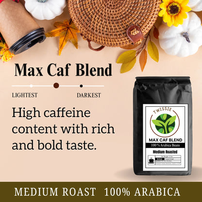 Buy Max Caf Blend high caffeine coffee online – Twissie