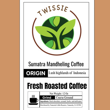 Premium Indonesian Sumatra Mandheling Coffee beans – rich earthy coffee experience