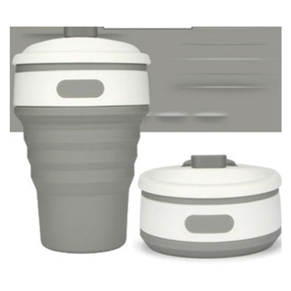 Coffee Mugs Travel Collapsible Silicone Cup Folding Water Cups BPA FREE Food Grade Drinking Ware Mug Tea Coffee Cups - Twissie