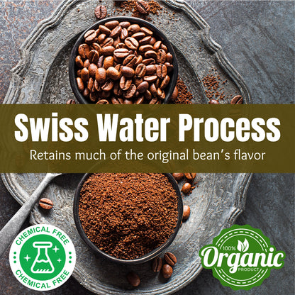 Order chemical-free decaffeination preserving pure coffee flavor