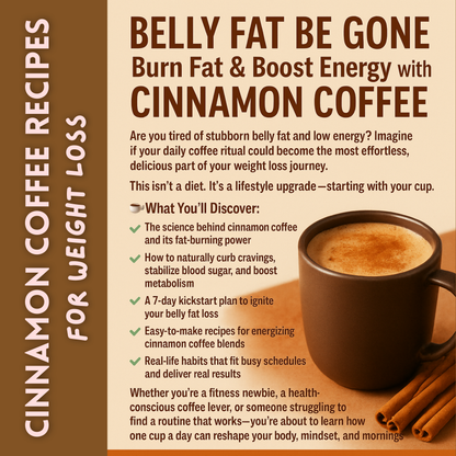 Belly Fat Be Gone - Energizing Cinnamon Coffee for Weight Loss and Fat Burning