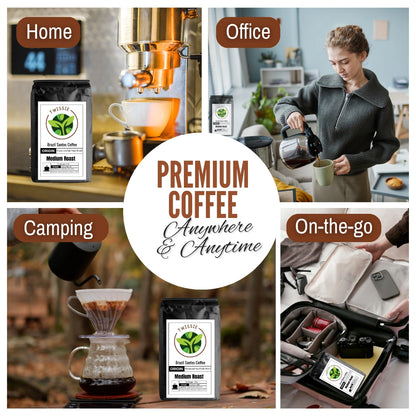 Brazil Santos Coffee - Premium Brazilian Coffee Beans for a Rich Flavor Experience - Twissie