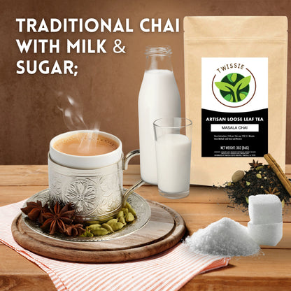 Masala Chai — Authentic Spiced Chai Blend (Loose / Tea Bags)