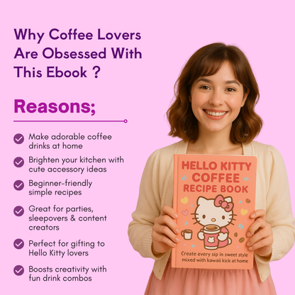 Hello Kitty Coffee Recipes and Adorable Kitchen Accessories for Your Cute Kitchen Combo