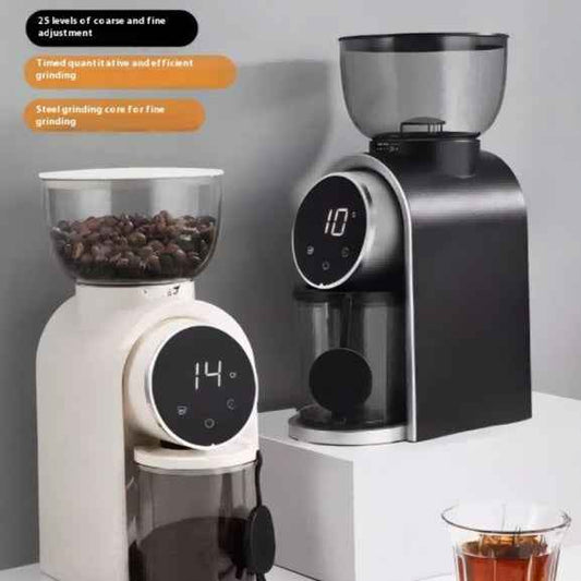 Electric Coffee Grinder with Built-in Scale - Precision dosing for perfect coffee every time - Buy now for professional-grade grinding and weighing