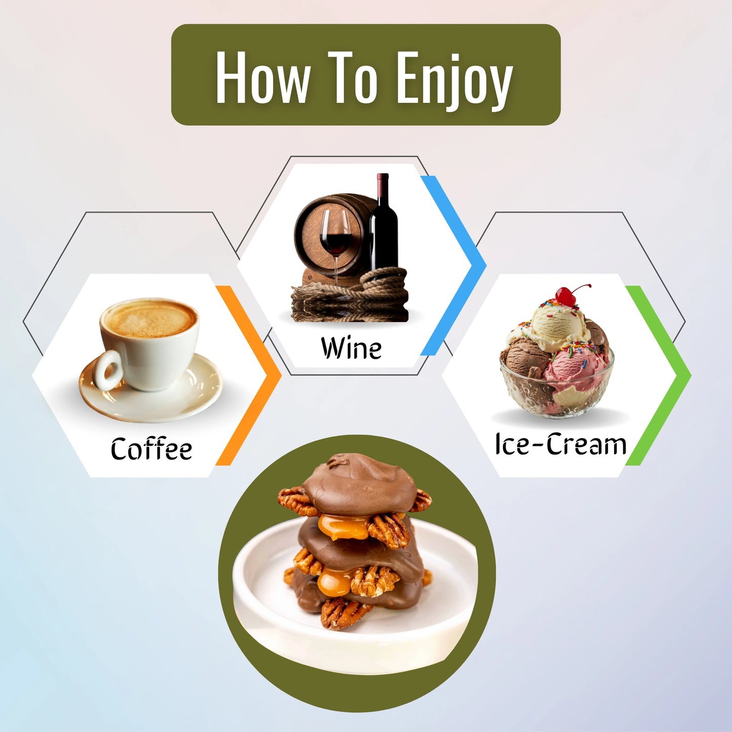 Shop Gourmet Chocolate Turtles – perfect chocolate treat to pair with coffee, wine, or dessert for indulgence