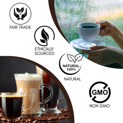 Grab Mushroom Coffee Blend – ethically sourced, fair trade, 100% natural, non-GMO mushroom coffee for conscious coffee lovers