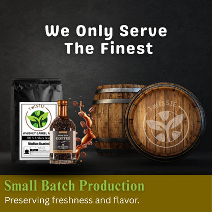 Order small-batch whiskey barrel aged coffee for superior quality