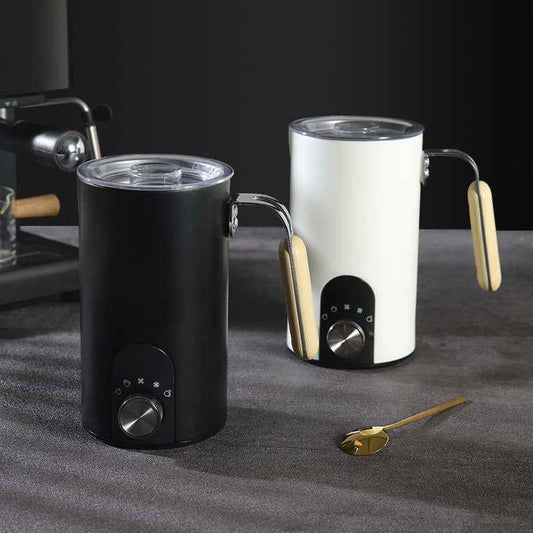 Buy this Electric Milk Frother to create creamy foam for perfect lattes and cappuccinos at home, saving you money on daily coffee shop trips