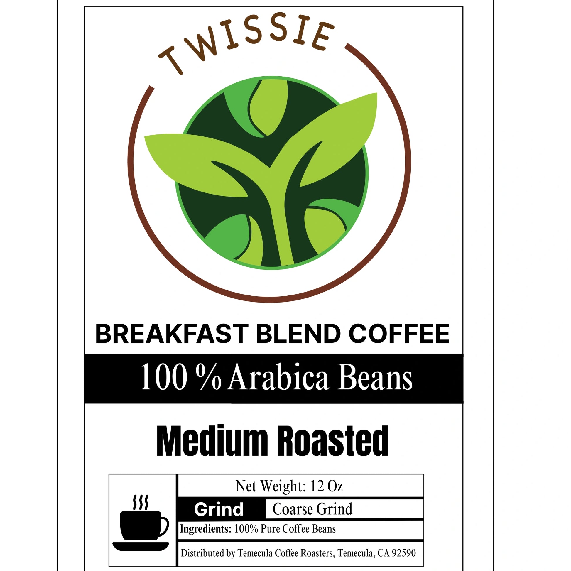Order Breakfast Blend Coffee – premium packaged morning coffee from Twissie.shop