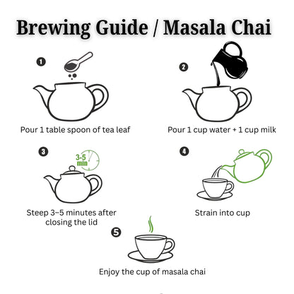Masala Chai — Authentic Spiced Chai Blend (Loose / Tea Bags)