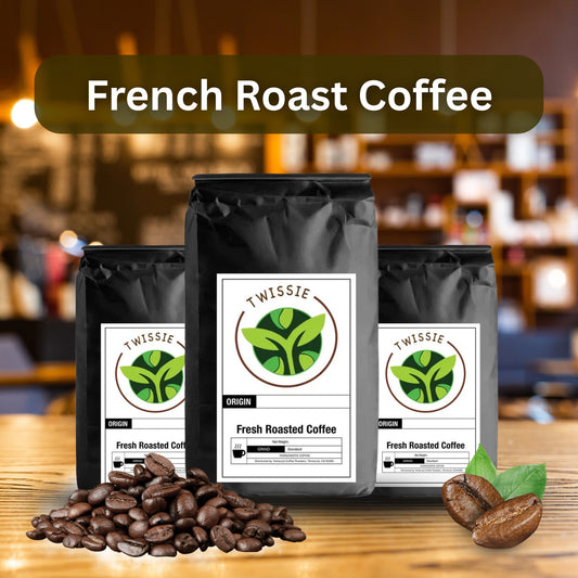 Buy French Roast coffee online – bold dark roast crafted for intense flavor and rich aroma