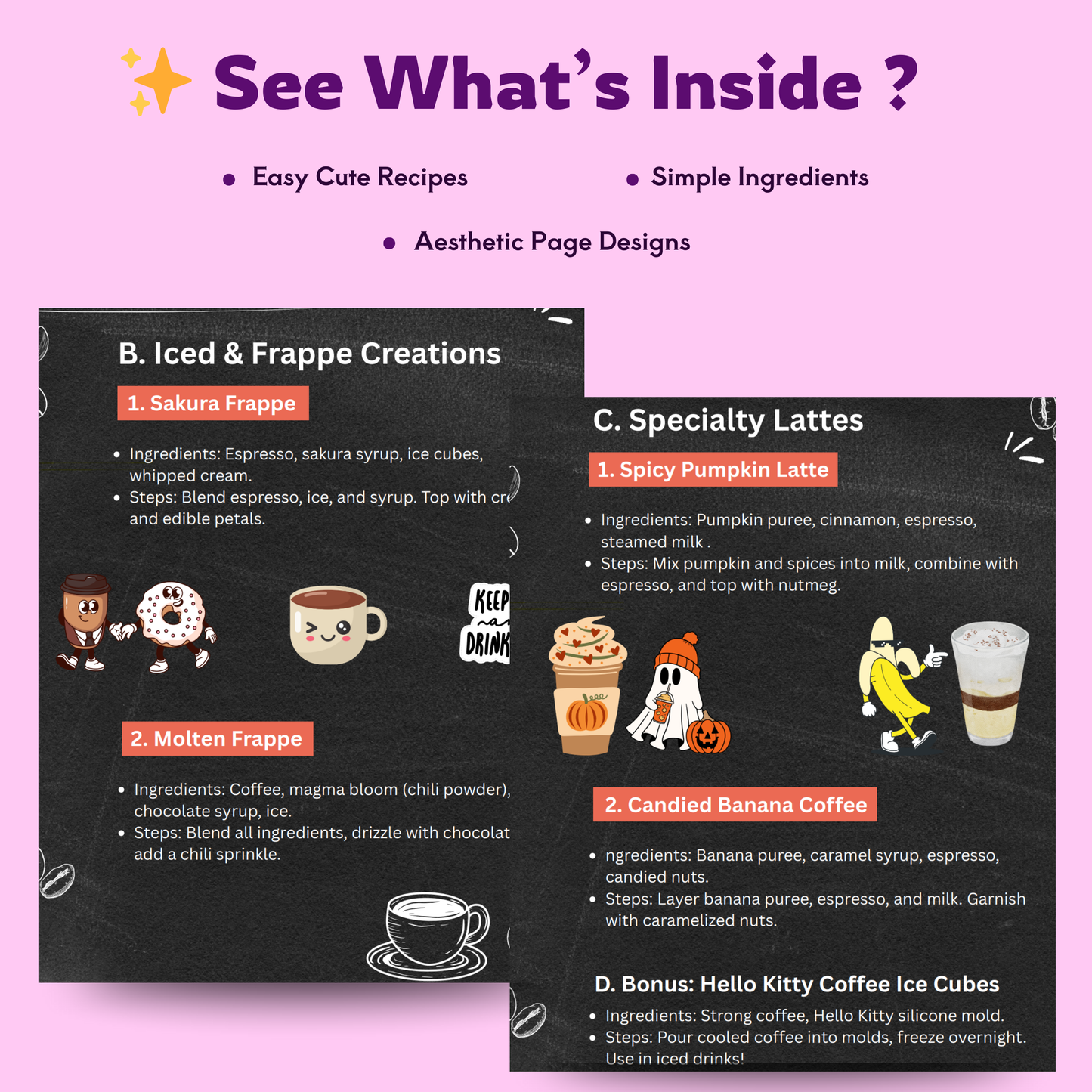 Hello Kitty Coffee Recipes and Adorable Kitchen Accessories for Your Cute Kitchen Combo