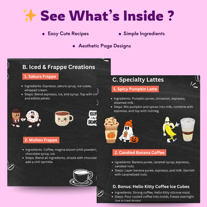 Hello Kitty Coffee Recipes and Adorable Kitchen Accessories for Your Cute Kitchen Combo