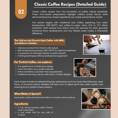 The Ultimate Coffee Recipe Book: Master the Art of Brewing Flavorful Coffee Creations