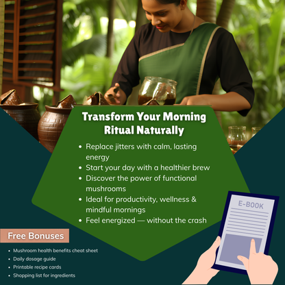 Mushroom Coffee Mastery: 15 Energizing Mushroom Coffee Recipes for Natural Health and Vitality